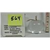 Image 1 : New boxed 2.5" glass apple paper weight