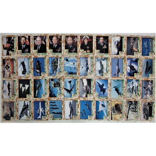 complete 88 card set 1991 desert storm