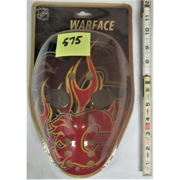 New Calgary Flames warface goalie mask