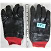 Image 2 : Pair of black rubber fish filleting gloves