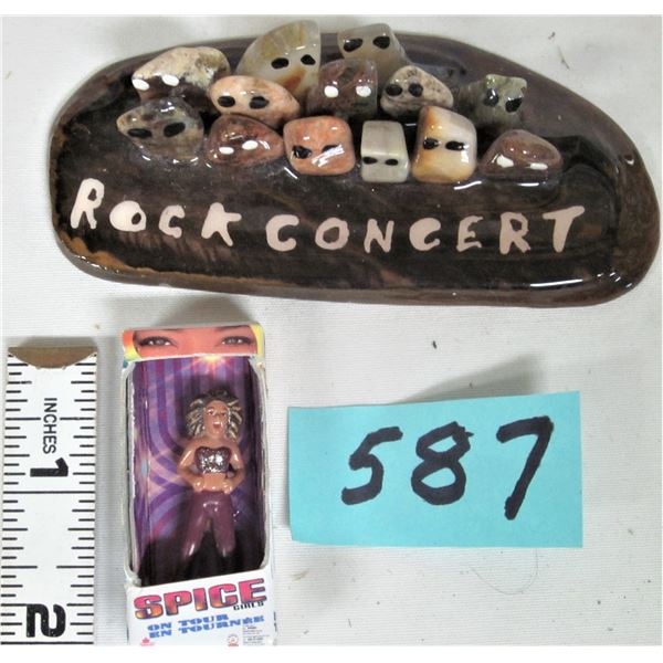 Rare mini 2" Mel B. Spice girls on tour doll - boxes