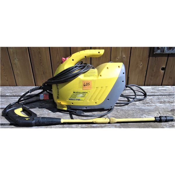 Boxed McCullough 1500 psi pressure washer