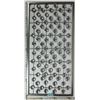 Image 1 : 20" X 39" metal wall/fence decorative art 94 1.25" crystal inserts