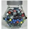 Image 2 : Jar full of various marbles