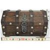 Image 2 : Wooden treasure chest boys jewelry/asst collectibles