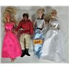 Image 2 : 4 Barbie dolls and assorted genuine Barbie clothing and accessories