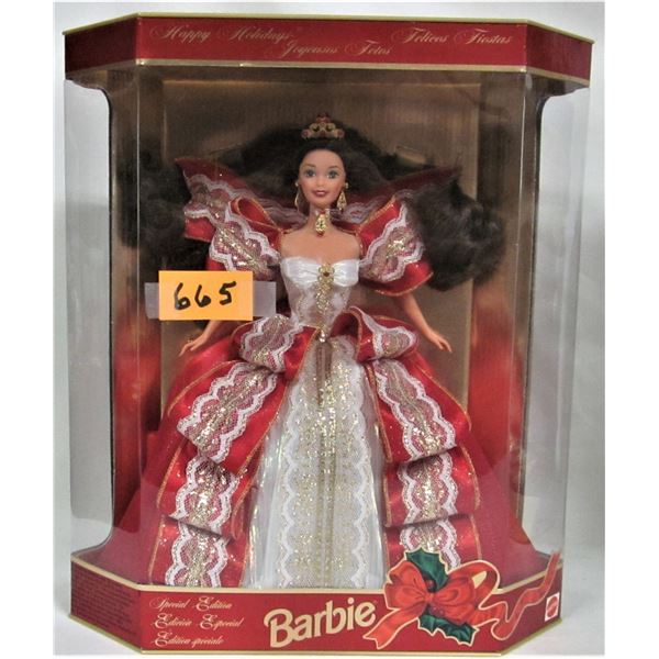 New boxed unopened 1997 special edition Happy Holidays Barbie