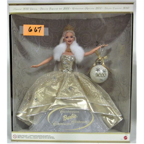 New boxed unopened 2000 special edition Happy Holidays Barbie