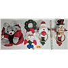 Image 2 : Christmas mouse present X2 Battery operated door knockers santa & scrooge