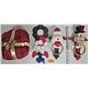Image 3 : Christmas mouse present X2 Battery operated door knockers santa & scrooge