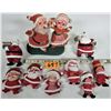 Lot of Christmas Santa & Mrs. Claus & Helpers figurine decorations