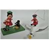 Image 4 : Set of 6 vintage wooden nursery rhyme Christmas decorations