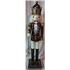 Image 2 : Boxed wooden 32" festive Nutcracker xmas decoration