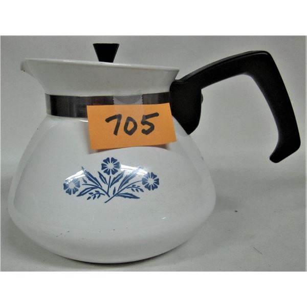 Vintage Corningware blue cornflower 6 cup teapot