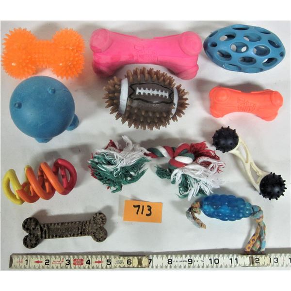 Mixed lot assorted dog toys
