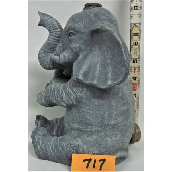 8" cast elephant garden/lawn sprinkler