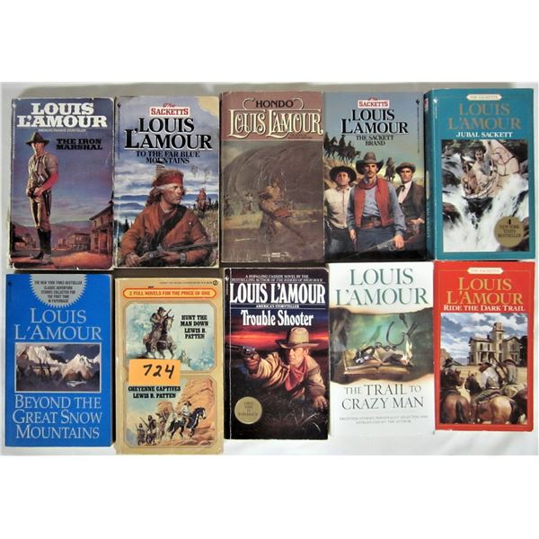 Lot of 10 Louis L'Amour western paperback novels