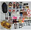Image 1 : Assorted vintage Playmobil 'klicky' pirate 8 mini figure & assorted accessories