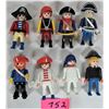 Image 2 : Assorted vintage Playmobil 'klicky' pirate 8 mini figure & assorted accessories