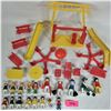 Image 1 : Vintage Playmobil 'klicky' 17 mini figures, playground and accessories
