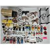 Image 1 : Vintage Playmobil 32 mini figures Western cows, horses, covered wagon, indians, corral and accessori