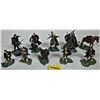 Image 1 : Lot of 10 miniature 2003 Lord of the Rings battle scale action figures