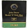 Image 4 : New 2003 die cast metal John Deere 1:16 Model A tractor and man Ertl