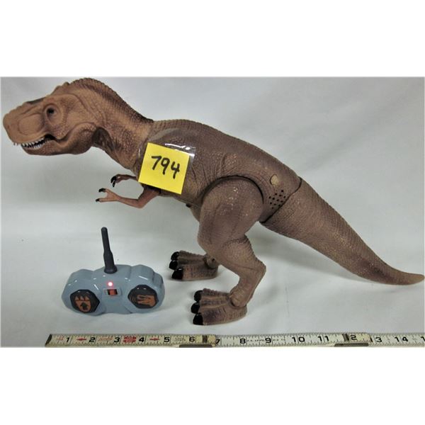 18" electronic Tyrannosaurus - moves & makes sounds + remote control