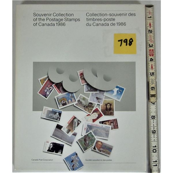 1984 souvenier Canadian postage stamp collection/album stamp value $19.38