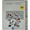 Image 1 : 1984 souvenier Canadian postage stamp collection/album stamp value $19.38
