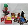 Image 2 : Mixed lot vintage Lego Duplo various bricks, pieces and people