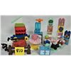 Image 2 : Mixed lot vintage Lego Duplo various bricks, pieces and people