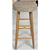 Image 1 : 30" padded seat wooden bar stool