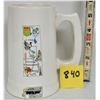 Image 1 : Vintage 6" Saskatchewan souvenier beer stein - ceramic
