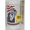 Image 1 : Rare vintage 6.5" plasticThermo-Serv souvenier mug Kennedy Space Center