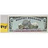 Image 2 : Rare 1988 $5.00 Disney Dollars uncirculated lot #D00043361A series