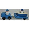 Image 1 : 1980's Fisher Price #345 Little People little truck boat rig playset