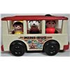 Image 3 : 1980's Fisher Price #141 Little People Play Family mini-bus playset