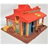 Image 3 : 1980's Vintage Fisher Price #994 Little People Western town playset