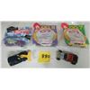 Image 1 : Lot of 5 McDonalds Hot Wheels happy meal toys 3 sealed new 1993, 2 X 1994, 1996, 1997