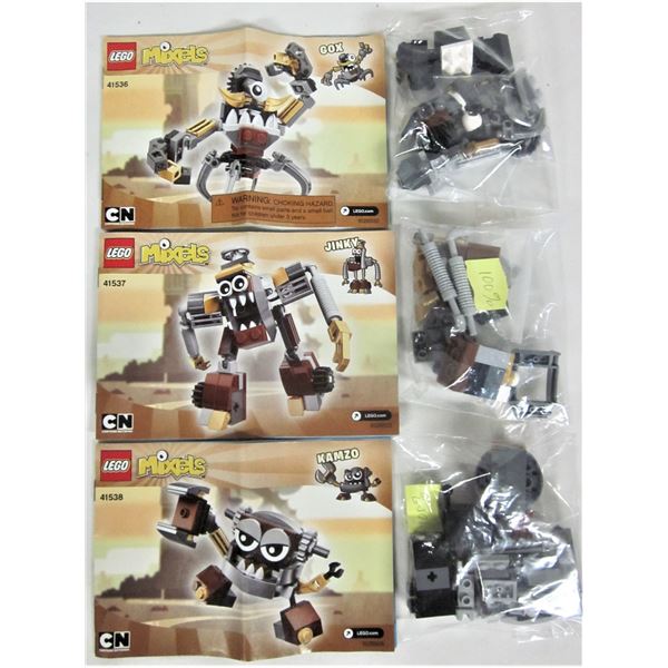 3 2015 Lego mixels 41536 GOX-41537 jinky - 41538 kamzo 100%