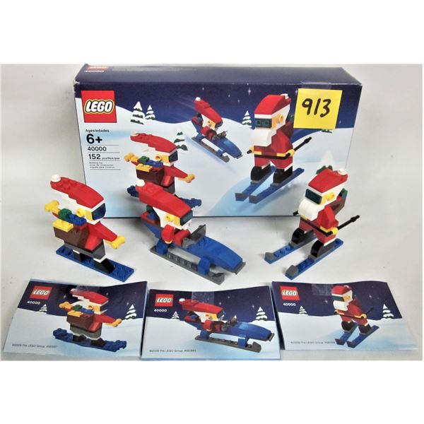 2009 Lego #4000 Xmas Santa lot boxed & instructions
