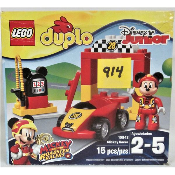 New sealed Disney junior Duplo Mickey & the roadster racers