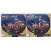 Image 2 : Vintage 2010 Aquazone Lego 8077 Atlantis exploration HQ 100% both instructions