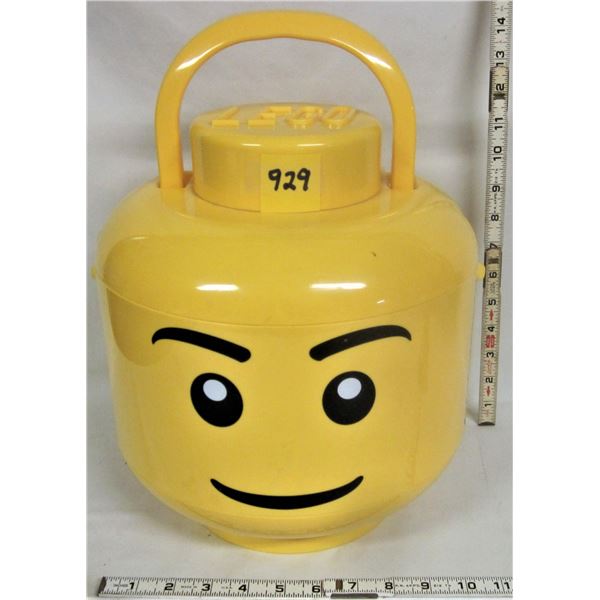 12x10" Large Hard Plastic Lego Head Storage+ Sorting Case