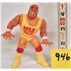 1990 WWF 4 1/2" HULK RULES Action Figure w/ Power Slam Arms