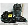 12" x 7" LION Blue Mountain Pottery Statue