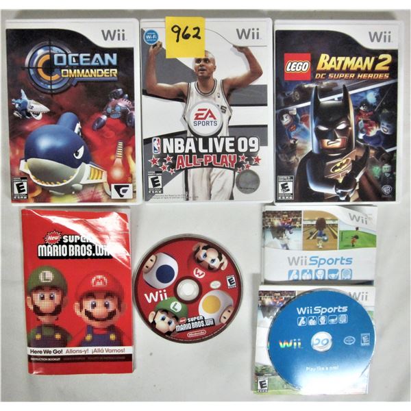 5x Nintendo WII Games