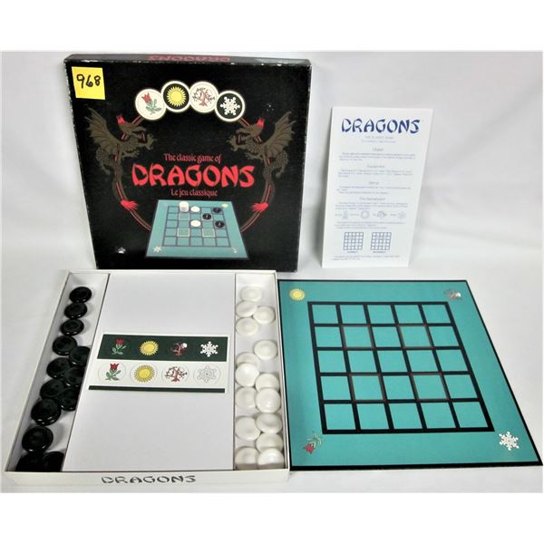 RARE Vintage Cheiftan DRAGONS Ivory + Jade Play Pieces "Unpunched" Tokens