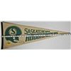 Vintage 30' SASKATCHEWAN ROUGHRIDERS Felt Football Pennant